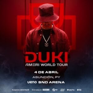 ¡DUKI llega a Paraguay con su gira AMERI WORLD TOUR!