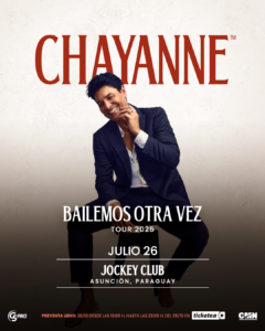 Chayanne regresa a Paraguay con su Gira Mundial ‘Bailemos Otra Vez Tour’